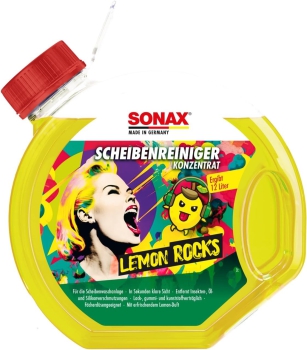 SONAX Scheibenreiniger "Lemon Rocks" - 3 Liter, Konzentrat