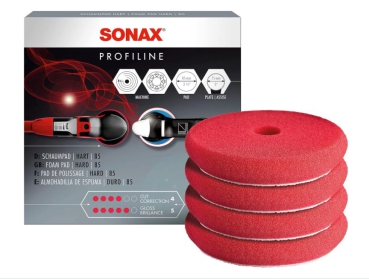 SONAX ProfiLine - Schaumpad hart 85 (4 Pads)